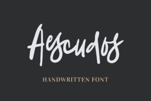 Aescudos: A Handwritten Font for Modern Web Design