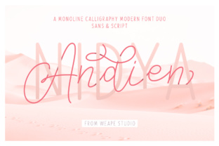 Andien Nidya Duo: A Modern Typeface for Editorial Design