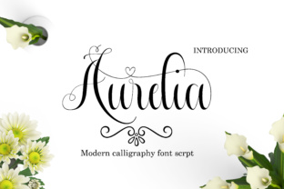 Aurelia: A Modern Calligraphy Typeface for Branding