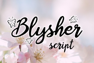 Blysher: A Handwritten Font for Editorial Charm
