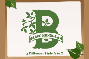 Bravo Monogram: A Modern Typeface for Digital Elegance