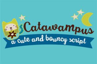 Catawampus Font: A Whimsical Script for Bold Campaigns