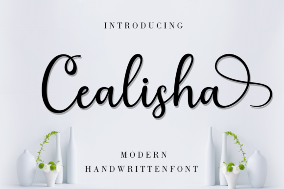Cealisha: A Handwritten Font for Modern Campaigns