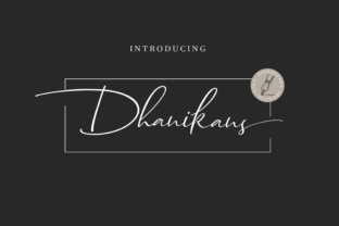 Dhanikans: A Modern Handwritten Typeface for Editorial Design