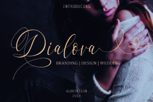 Dialova Font: Elevating Campaign Visuals with Elegant Script