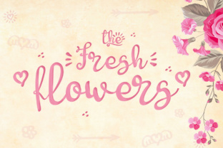 Fresh Flowers Font: A Playful Script for Crafters
