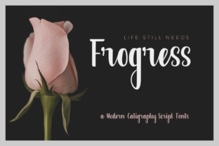 Frogress: A Fresh Modern Calligraphy Typeface