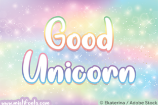 Good Unicorn: A Magical Script Font for Crafters