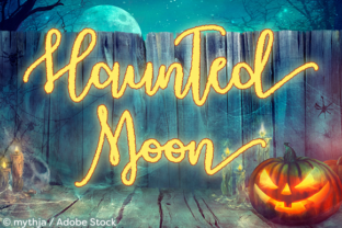 Haunted Moon Typeface Review for Digital Campaigns