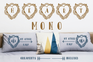 Heart Monogram: A Strategic Typeface for Brand Identity