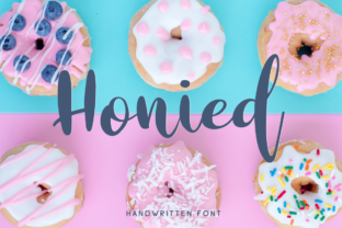 Honied: A Handmade Calligraphy Font for Modern Web Design