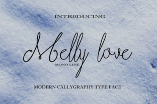 Melly Love: A Modern Typeface for Elegant Branding