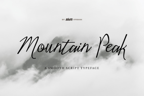 Mountain Peak: The Script Font That Elevates Campaign Design
