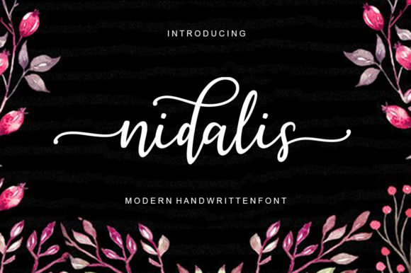 Nidalis: The Script Font That Elevates Digital Branding