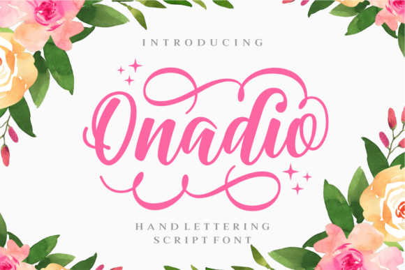 Onadio: A Script Font for Clear Campaigns