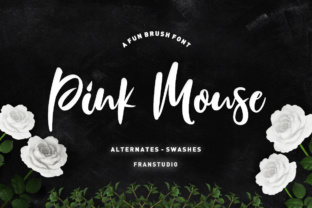 Pink Mouse: A Modern Script Font for Editorial Design