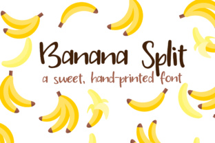 PN Banana Split Font: A Playful Typeface for Crafters
