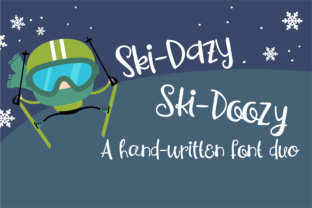 PN Ski-Doozy and Ski-Dazy Font Duo
