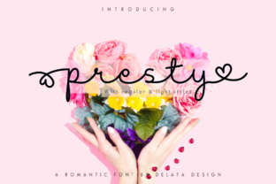 Presty Font Review: A Romantic Typeface for Web Design