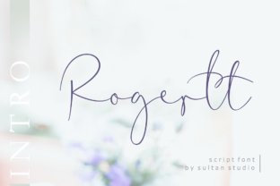 Rogertt: A Modern Script Font for Campaigns