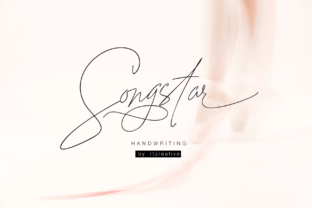 Songstar: A Handwritten Font for Crafters