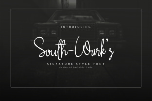 South-Wark s: A Modern Signature Font for Bold Branding