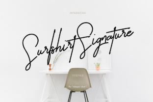 Surfshirt Signature Font for Web Design