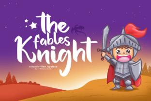 The Fables Knight Typeface for Editorial Design